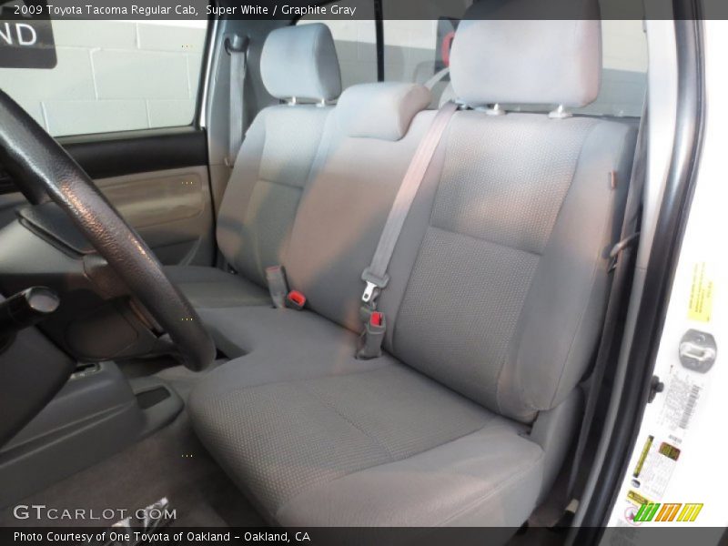 Super White / Graphite Gray 2009 Toyota Tacoma Regular Cab