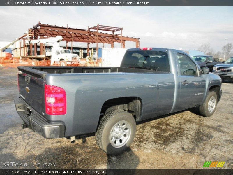 Blue Granite Metallic / Dark Titanium 2011 Chevrolet Silverado 1500 LS Regular Cab