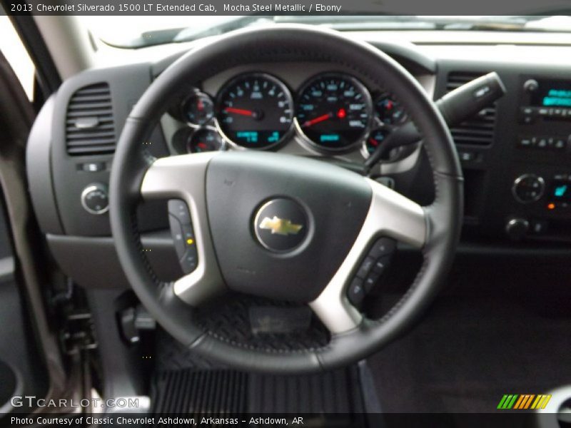 Mocha Steel Metallic / Ebony 2013 Chevrolet Silverado 1500 LT Extended Cab