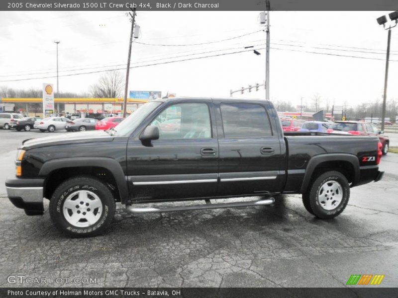 Black / Dark Charcoal 2005 Chevrolet Silverado 1500 LT Crew Cab 4x4