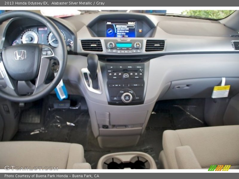 Alabaster Silver Metallic / Gray 2013 Honda Odyssey EX
