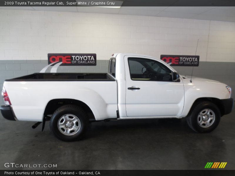 Super White / Graphite Gray 2009 Toyota Tacoma Regular Cab