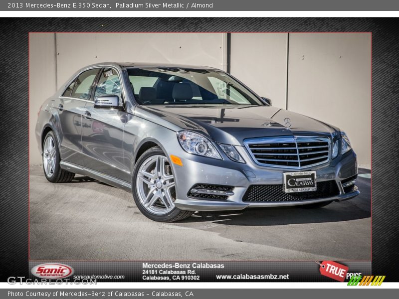 Palladium Silver Metallic / Almond 2013 Mercedes-Benz E 350 Sedan
