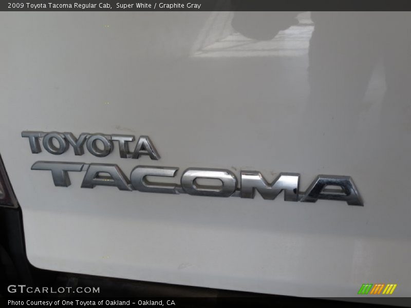 Super White / Graphite Gray 2009 Toyota Tacoma Regular Cab
