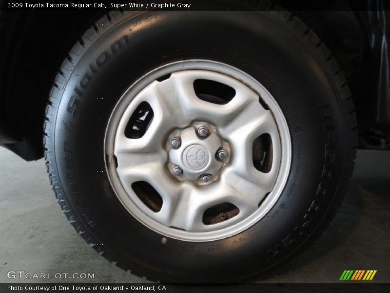 Super White / Graphite Gray 2009 Toyota Tacoma Regular Cab