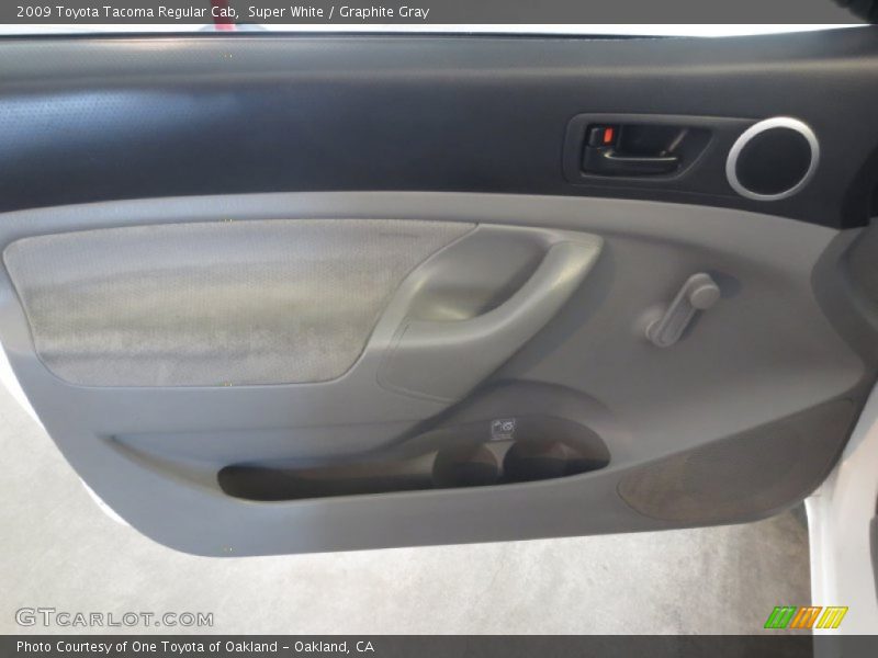 Super White / Graphite Gray 2009 Toyota Tacoma Regular Cab