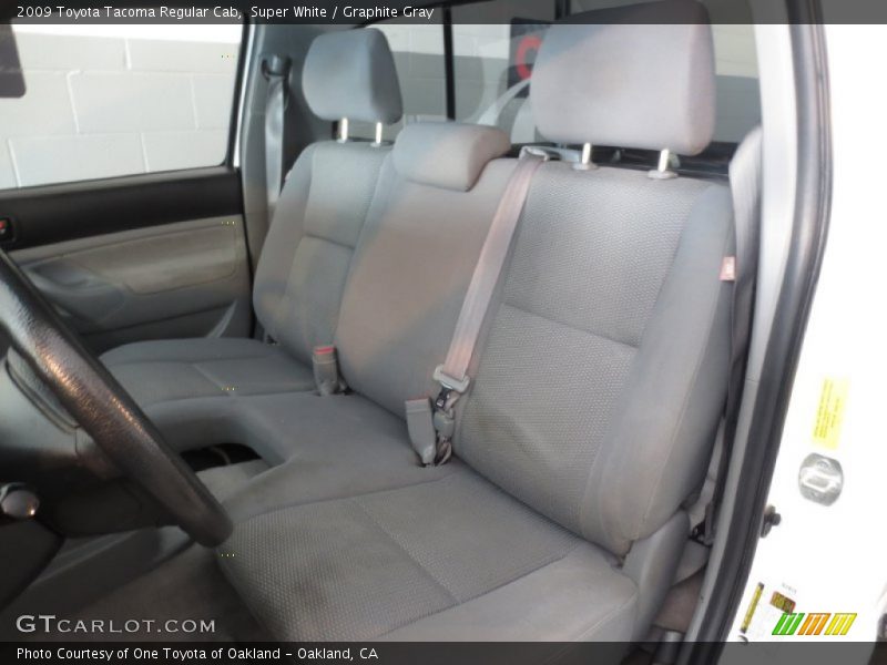 Super White / Graphite Gray 2009 Toyota Tacoma Regular Cab