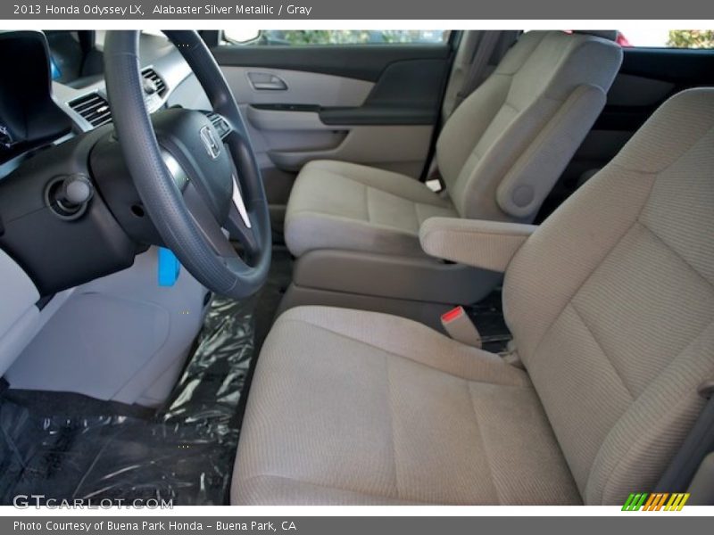 Alabaster Silver Metallic / Gray 2013 Honda Odyssey LX