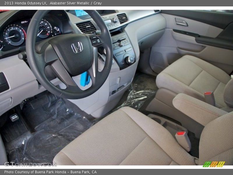 Alabaster Silver Metallic / Gray 2013 Honda Odyssey LX