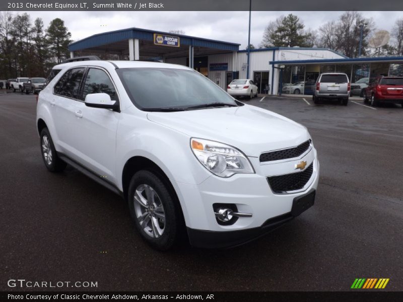 Summit White / Jet Black 2013 Chevrolet Equinox LT