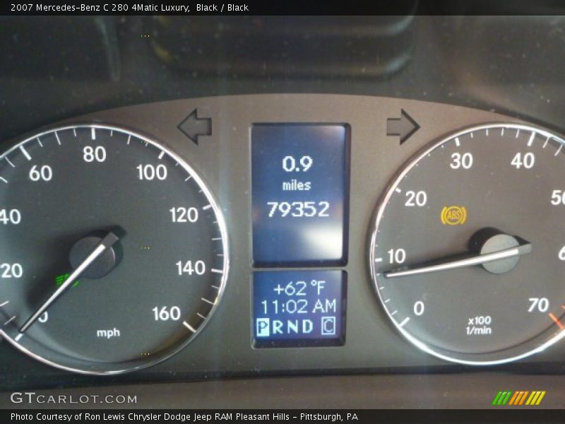 Black / Black 2007 Mercedes-Benz C 280 4Matic Luxury