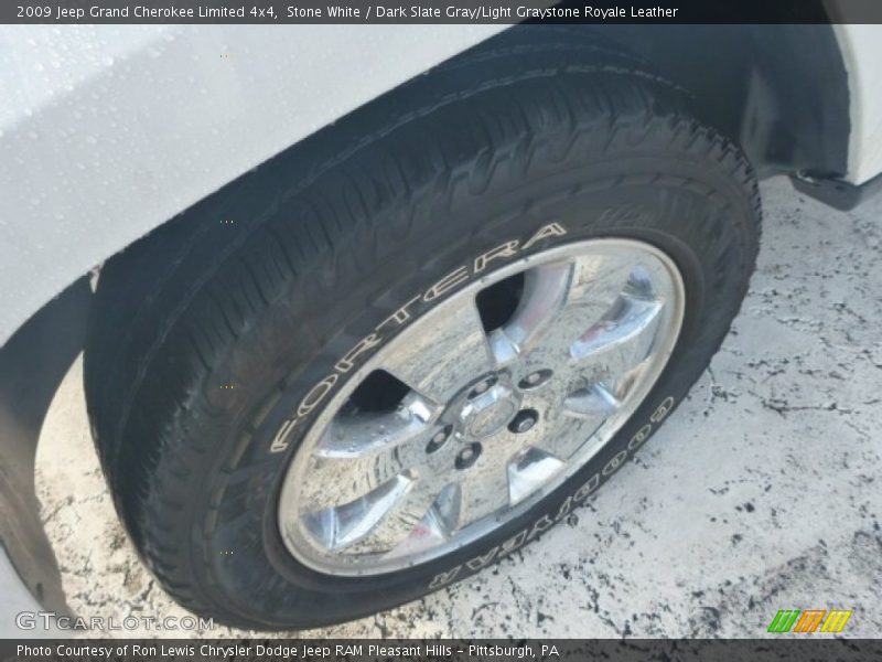 Stone White / Dark Slate Gray/Light Graystone Royale Leather 2009 Jeep Grand Cherokee Limited 4x4