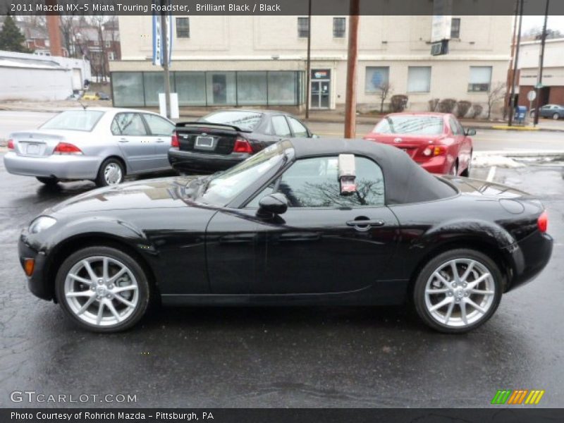 Brilliant Black / Black 2011 Mazda MX-5 Miata Touring Roadster