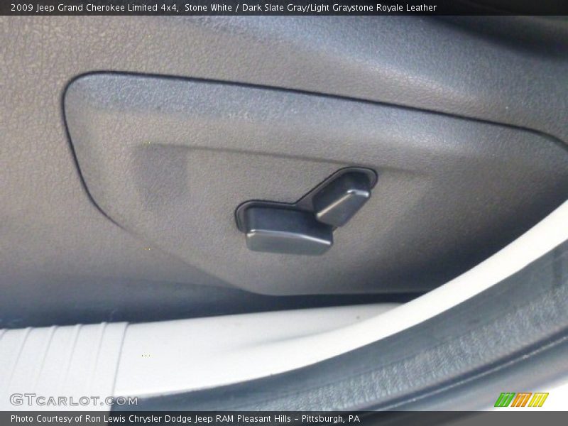 Stone White / Dark Slate Gray/Light Graystone Royale Leather 2009 Jeep Grand Cherokee Limited 4x4