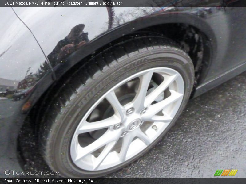 Brilliant Black / Black 2011 Mazda MX-5 Miata Touring Roadster
