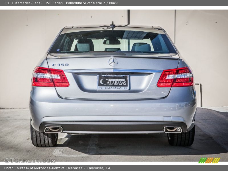 Palladium Silver Metallic / Black 2013 Mercedes-Benz E 350 Sedan