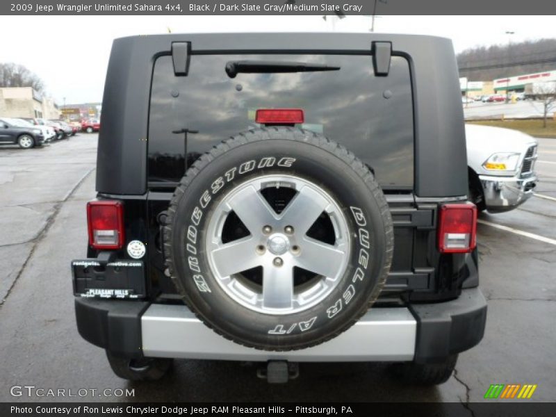 Black / Dark Slate Gray/Medium Slate Gray 2009 Jeep Wrangler Unlimited Sahara 4x4