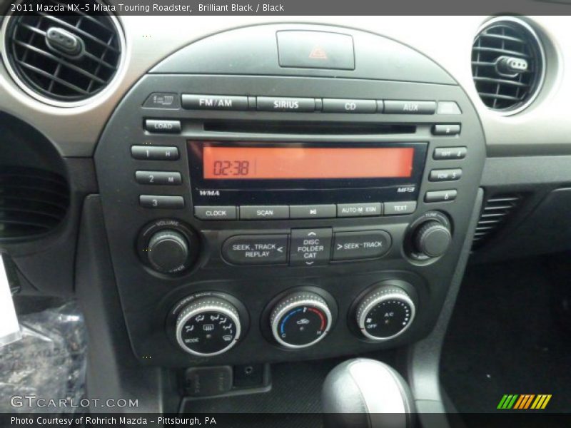 Brilliant Black / Black 2011 Mazda MX-5 Miata Touring Roadster