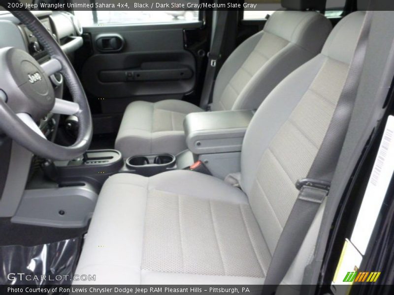 Black / Dark Slate Gray/Medium Slate Gray 2009 Jeep Wrangler Unlimited Sahara 4x4