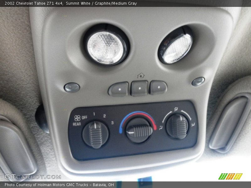 Summit White / Graphite/Medium Gray 2002 Chevrolet Tahoe Z71 4x4