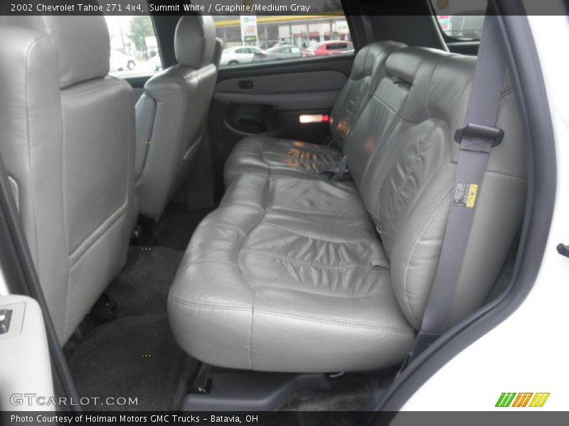 Summit White / Graphite/Medium Gray 2002 Chevrolet Tahoe Z71 4x4