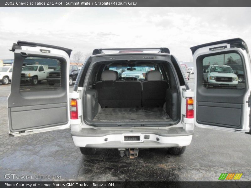 Summit White / Graphite/Medium Gray 2002 Chevrolet Tahoe Z71 4x4