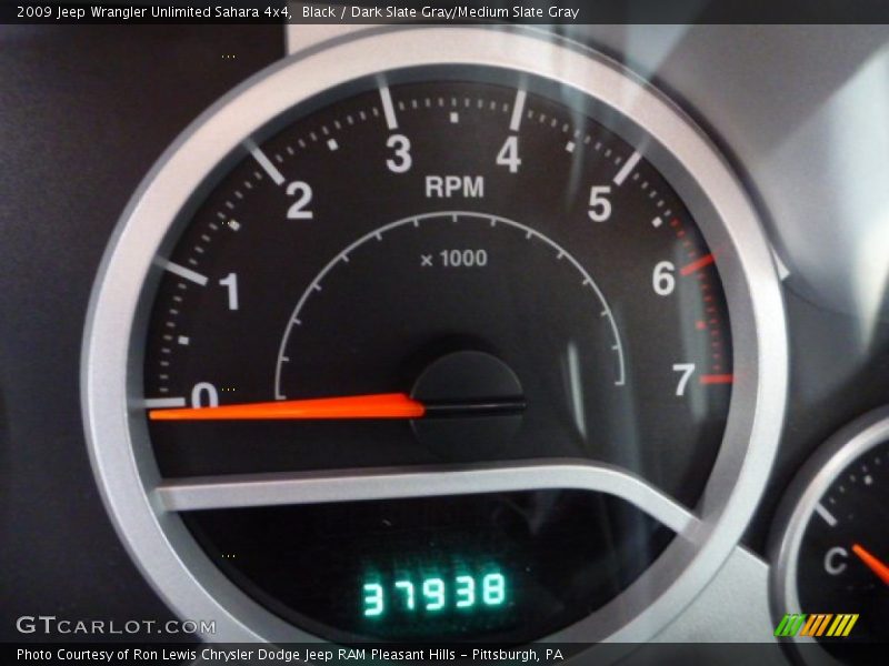 Black / Dark Slate Gray/Medium Slate Gray 2009 Jeep Wrangler Unlimited Sahara 4x4