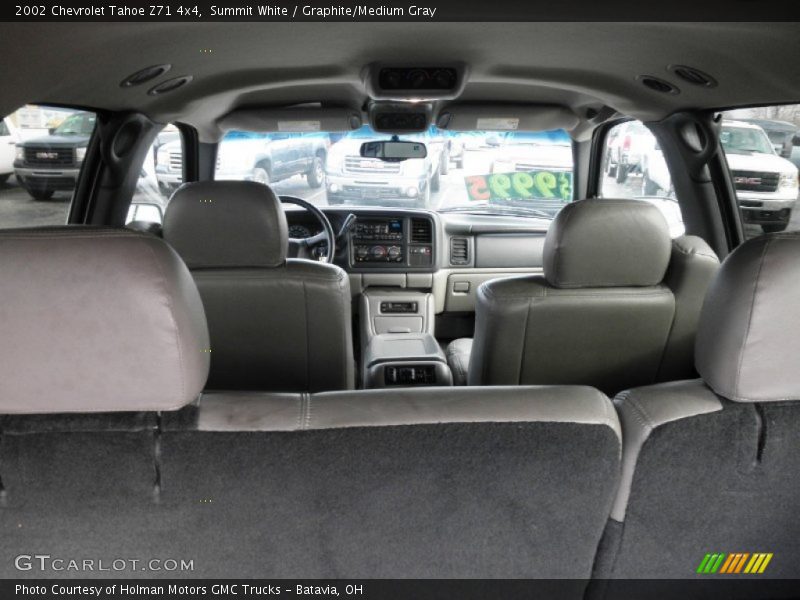 Summit White / Graphite/Medium Gray 2002 Chevrolet Tahoe Z71 4x4