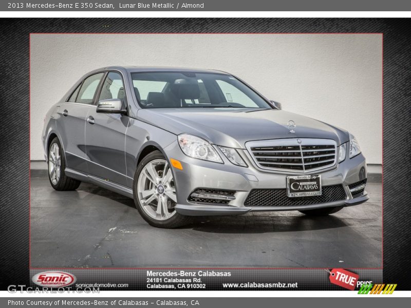 Lunar Blue Metallic / Almond 2013 Mercedes-Benz E 350 Sedan