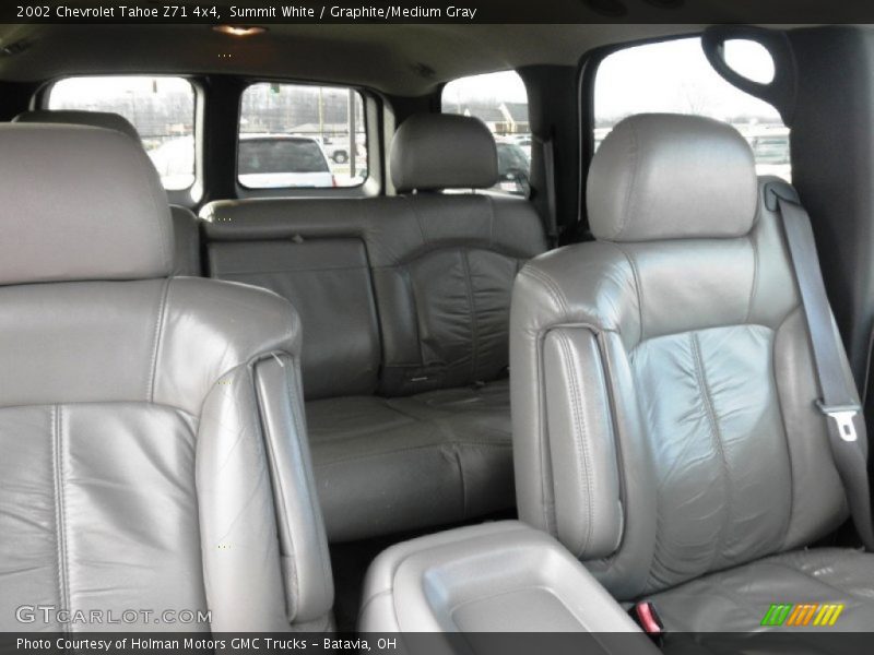 Summit White / Graphite/Medium Gray 2002 Chevrolet Tahoe Z71 4x4