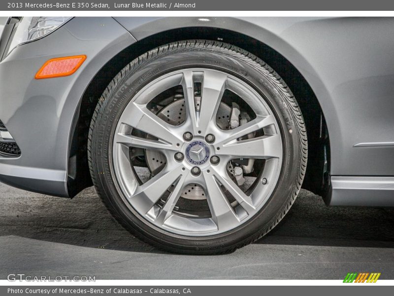 Lunar Blue Metallic / Almond 2013 Mercedes-Benz E 350 Sedan