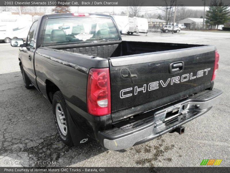 Black / Dark Charcoal 2003 Chevrolet Silverado 1500 Regular Cab