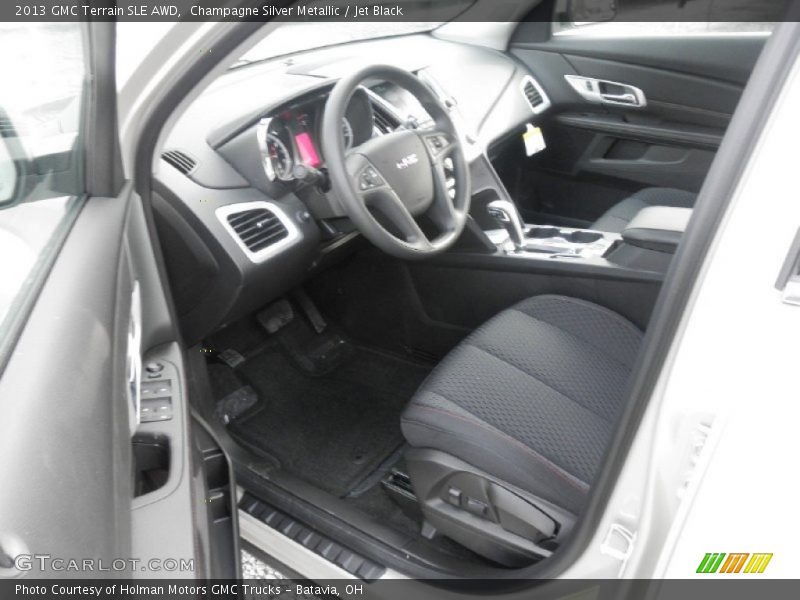 Champagne Silver Metallic / Jet Black 2013 GMC Terrain SLE AWD