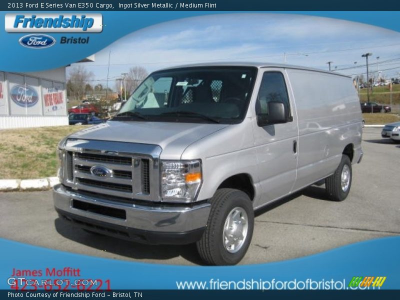 Ingot Silver Metallic / Medium Flint 2013 Ford E Series Van E350 Cargo