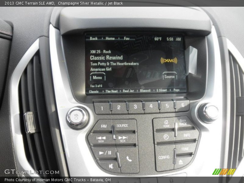 Champagne Silver Metallic / Jet Black 2013 GMC Terrain SLE AWD