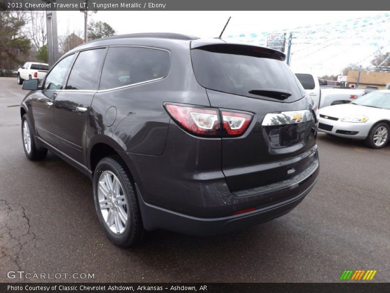 Tungsten Metallic / Ebony 2013 Chevrolet Traverse LT