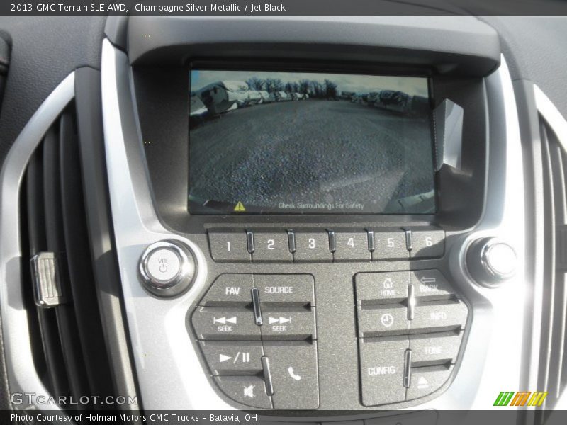 Champagne Silver Metallic / Jet Black 2013 GMC Terrain SLE AWD