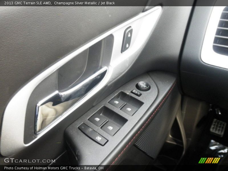 Champagne Silver Metallic / Jet Black 2013 GMC Terrain SLE AWD