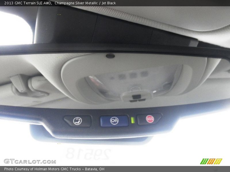 Champagne Silver Metallic / Jet Black 2013 GMC Terrain SLE AWD