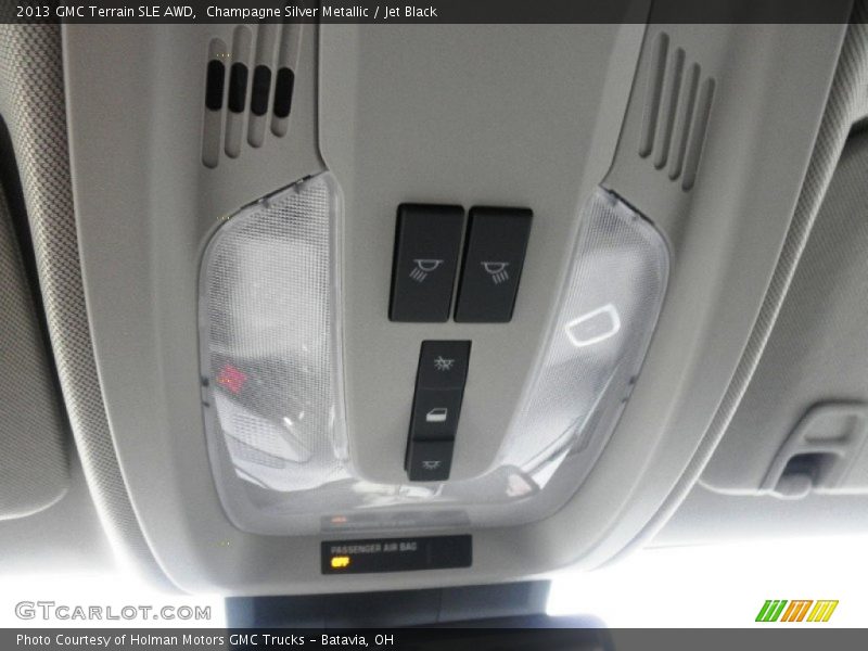 Champagne Silver Metallic / Jet Black 2013 GMC Terrain SLE AWD