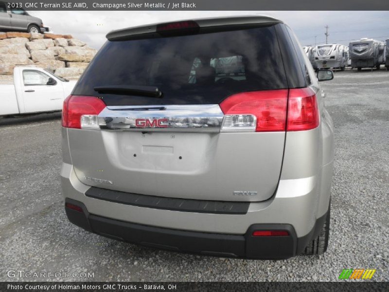 Champagne Silver Metallic / Jet Black 2013 GMC Terrain SLE AWD