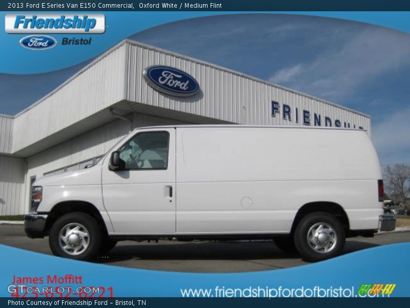 Oxford White / Medium Flint 2013 Ford E Series Van E150 Commercial