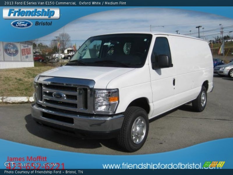Oxford White / Medium Flint 2013 Ford E Series Van E150 Commercial