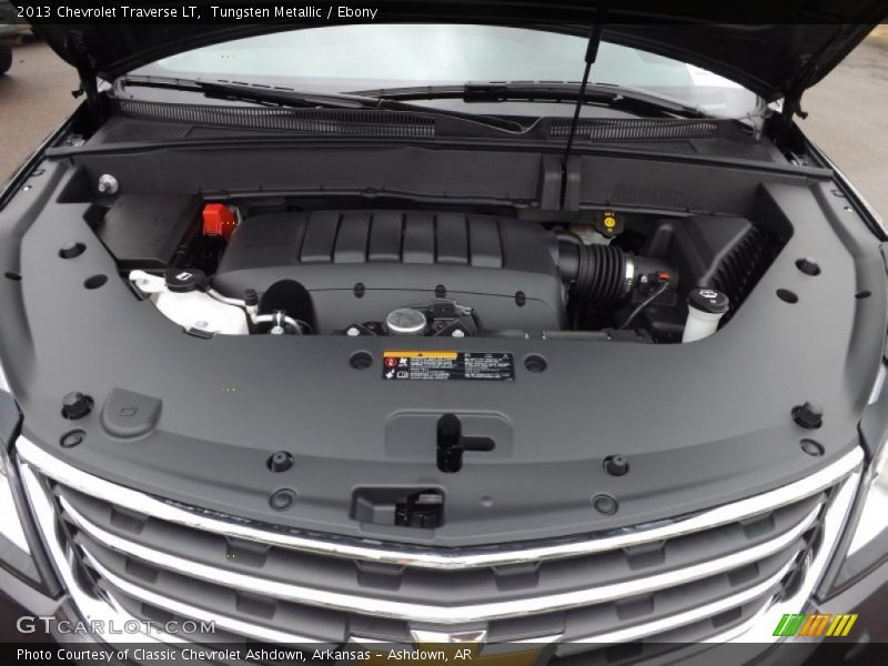 Tungsten Metallic / Ebony 2013 Chevrolet Traverse LT