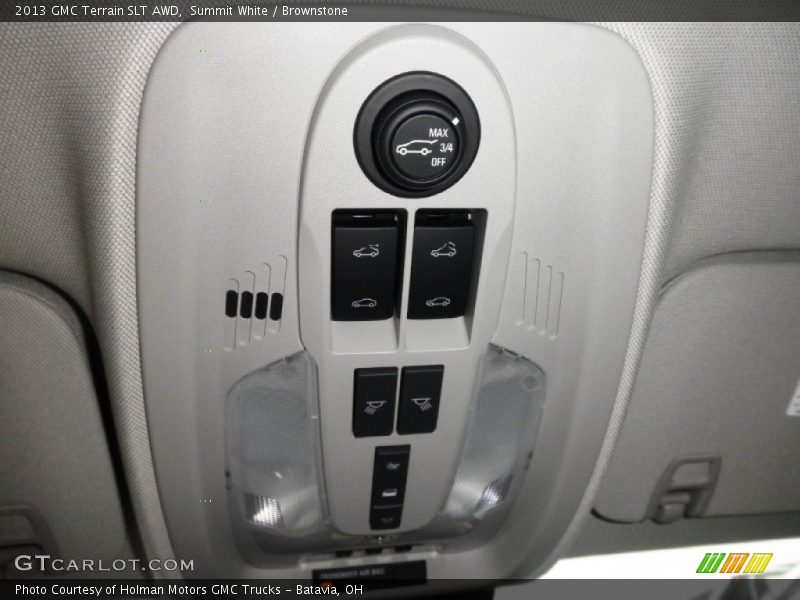 Summit White / Brownstone 2013 GMC Terrain SLT AWD