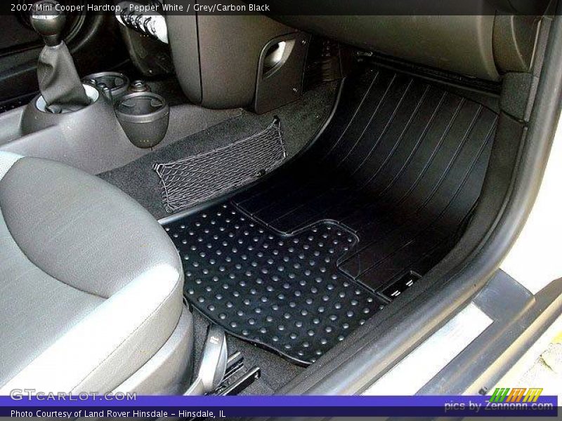 Pepper White / Grey/Carbon Black 2007 Mini Cooper Hardtop