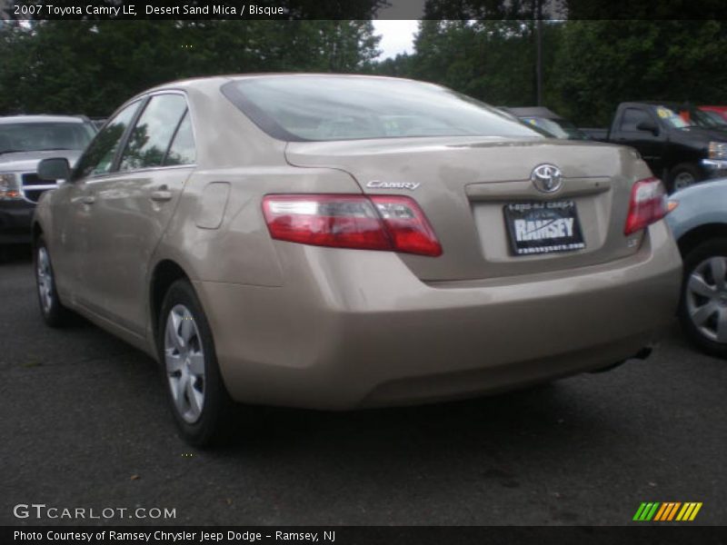 Desert Sand Mica / Bisque 2007 Toyota Camry LE