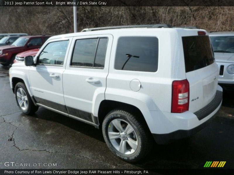 Bright White / Dark Slate Gray 2013 Jeep Patriot Sport 4x4