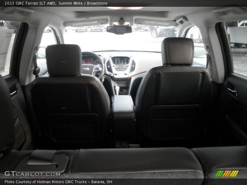 Summit White / Brownstone 2013 GMC Terrain SLT AWD