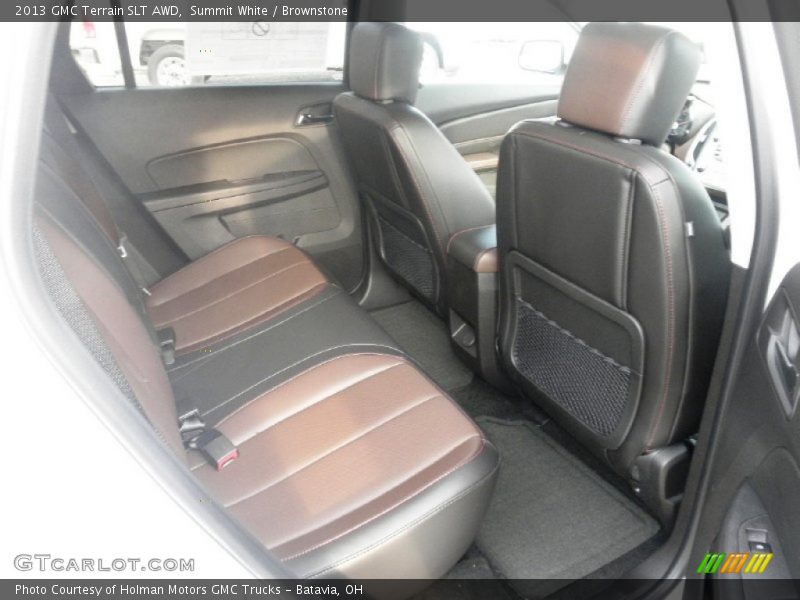 Summit White / Brownstone 2013 GMC Terrain SLT AWD